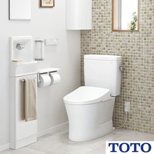 TOTO CS232B+SH232BA+TCF4744 ピュアレストQR+アプリコットF4[床排水][排水芯200mm][手洗いなし]