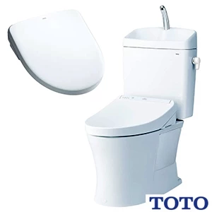 TOTO CS232BP+SH233BAK+TCF4744AK ピュアレストQR+アプリコットF4A[壁排水][排水芯120mm][手洗い付き]