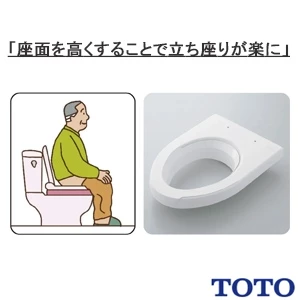 TOTO EWCS451N-53AM ウォシュレット付補高便座 ウォシュレットSS3A[エロンゲートサイズ][補高30mmタイプ]