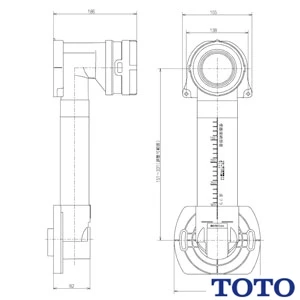 HH02073R TOTO 床排水アジャスターパブリックコンパクト便器・フラッシュバルブ式(リモデル)用