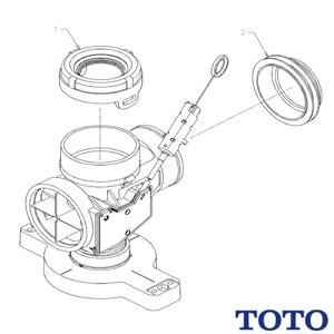 HH02076S TOTO 排水ソケットネオレストAH・RH・DH(手洗器付除く)壁排水ソケット[停電対応用]