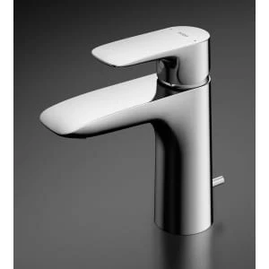 TOTO LSA721CASNW ベッセル式洗面器・シングル混合水栓セット[壁給水][床排水][ワンプッシュ式][幅380mm][奥行380mm][深さ120mm][容量1.5L]