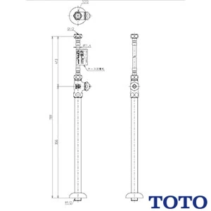 TOTO LSC721BBSNW ベッセル式洗面器・立水栓セット[床給水][床排水][ボトルトラップ 目皿仕様][幅380mm][奥行380mm][深さ120mm][容量1.5L]