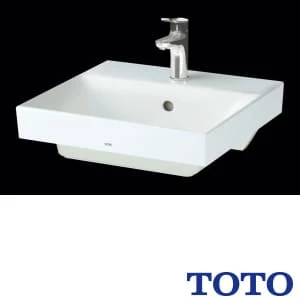 TOTO LSC722AAPNW ベッセル式洗面器・立水栓セット[壁給水][壁排水][目皿仕様][幅500mm][奥行450mm][深さ120mm][容量4.0L]