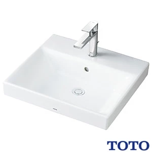 TOTO LSC722AAPNW ベッセル式洗面器・立水栓セット[壁給水][壁排水][目皿仕様][幅500mm][奥行450mm][深さ120mm][容量4.0L]