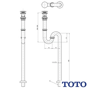 TOTO LSC722AASND ベッセル式洗面器・立水栓セット[壁給水][床排水][目皿仕様][幅500mm][奥行450mm][深さ120mm][容量4.0L]
