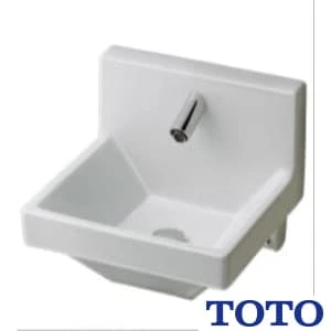 TOTO 平付壁掛洗面器(壁給水・床排水) 水石けん入れ付 セルフ