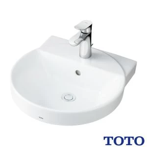 TOTO LSG704AAPNW ベッセル式洗面器・自動水栓セット[壁給水][壁排水][目皿仕様(カバー付き)]