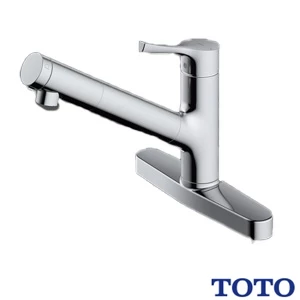 TOTO TKS05322J 台付シングル混合水栓[エコシングル][シングル混合水栓][吐水切替]