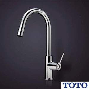 TOTO TKWC35ESB 台付シングル混合水栓 コンテンポラリシリーズ[台付シングル混合水栓][ハンドシャワー][エコシングル]