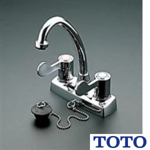 TL105AGQS 洗面所･洗面台用 台付2ハンドル混合水栓（グースネックタイプ）