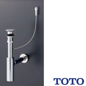 TLDP1201J 洗面器用壁排水金具（32mm･ボトルトラップ･ワンプッシュ）