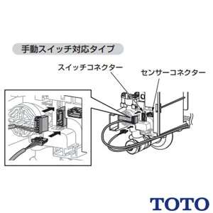 TOTO TLE01709JA 自動水栓機能部[サーモ][AC100V][手動スイッチ][グースネック用]