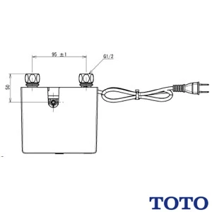 TOTO TLE01714JA 自動水栓機能部[サーモ][AC100V][電気温水器用][湯ぽっとREW-B用]