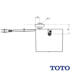 TOTO TLE02505JA 自動水栓機能部[自動水栓][単水栓][AC100V][きれい除菌水]