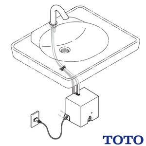 TOTO TLE02505JA 自動水栓機能部[自動水栓][単水栓][AC100V][きれい除菌水]