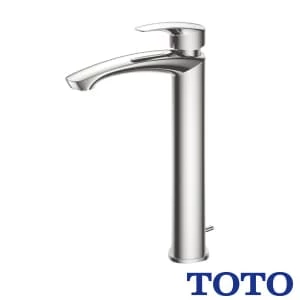 TLG09306J 洗面所･洗面台用 台付シングル混合水栓は「Majestic」というコンセプトでデザインされたアーチ状の吐水口とハンドルが特徴のエコシングル水栓です。