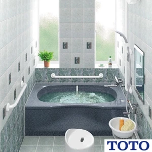 TOTO TS134GY6S インテリア・バー セーフティタイプ [浴室用手すり][I型][壁固定][長さ:600ｍｍ][前出寸法:65mm]
