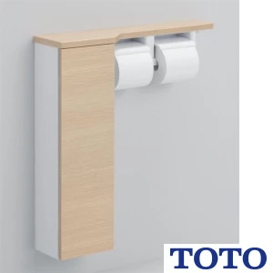 TOTO UYC03LS トイレ キャビネット[スリムタイプ][550mm定寸][紙巻器付][露出タイプ][Lタイプ]