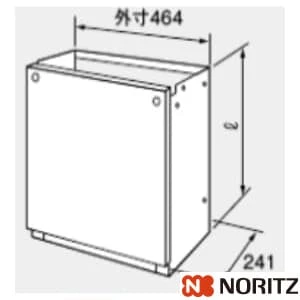 ノーリツ ｽｴｵｷﾀﾞｲD66-450-W 据置台D66-450-W