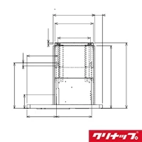 クリナップ ZRYZZGBSA5MWZ 洗エールレンジフード サイドタイプ 銅板前幕板 ダクトカバーセット
