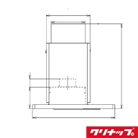 クリナップ ZRYZZGCJ60FSZ とってもクリーンフード サイドタイプ ダクトカバーセット