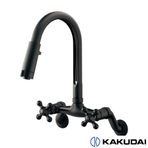 124-108-D 通販(卸価格)|カクダイ 2ハンドル混合栓(シャワーつき