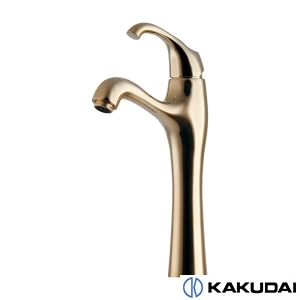 カクダイ 183-105K-CG ｼﾝｸﾞﾙﾚﾊﾞｰ混合栓(ﾄｰﾙ) ｸﾘｱﾌﾞﾗｽ