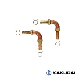 カクダイ 416-413 ペア耐熱管用エルボ 10A