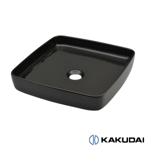 カクダイ 493-096-D 角型手洗器 ﾌﾞﾗｯｸ