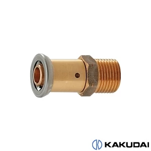 カクダイ 610-002-13A JKロック外ネジアダプター(ワンタッチ)