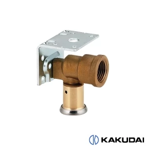 カクダイ 610-023-13A JKロック両座付給水栓エルボ(ワンタッチ)