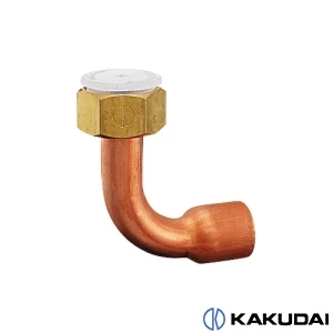 カクダイ 6181-13X15.88 ナットつき銅管エルボ