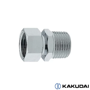 カクダイ 6427M-13X13 バルブアダプター(クローム)