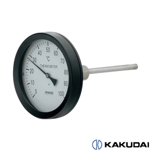 カクダイ 649-909-100A バイメタル製温度計(アングル型)