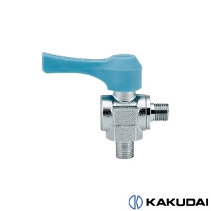 カクダイ 651-850-6 アングル型ミニチュアボールバルブ