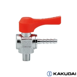 カクダイ 651-955-1/4X8.0 アングル型ミニチュアボールバルブ