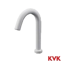 KVK センサー水栓 電池式 マットホワイト ロング
