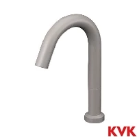 KVK センサー水栓 電池式 マットグレー ロング