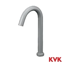 KVK センサー水栓 電池式 マットグレー ロング