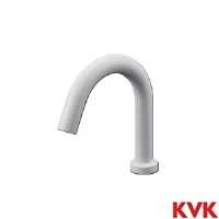 KVK センサー水栓 電池式 マットホワイト ロング