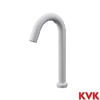 KVK センサー水栓 AC100V仕様 マットホワイト ロング