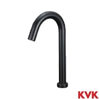 KVK センサー水栓 AC100V仕様 マットブラック ロング