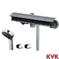 FTB310KWFHST KVK サーモスタット式シャワー 撥水 メッキワイドシャワー付