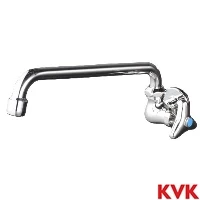 K10DFR24 KVK 泡沫横形自在水栓 244㎜パイプ付