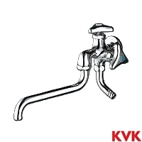 K21J KVK 二口自在水栓