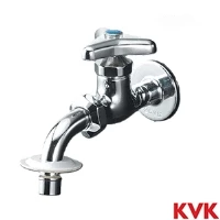 K34BN KVK 吐水口回転形給水栓 ツバ付ワンタッチノズル付