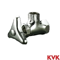 KVK K6P4-10 KVK アングル形止水栓 ナットなし