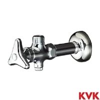 KVK K6W-P2 KVK アングル形止水栓 水抜き付