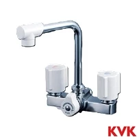 KM14E ２ハンドル混合栓 一時止水付